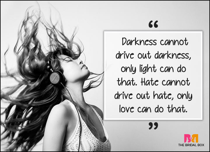 Inspirational Love Quotes - Light In The Darkness