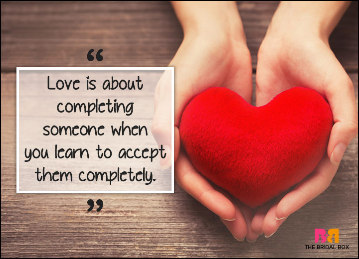 Inspirational Love Quotes - Complete You