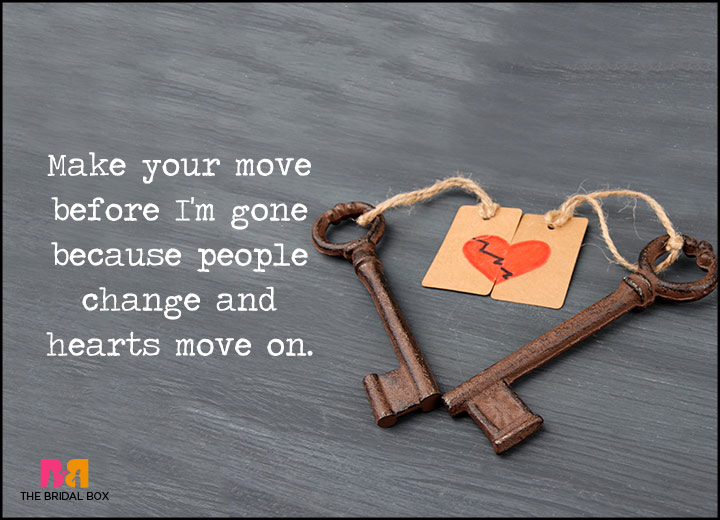 Love Failure Quotes - Make Your Move