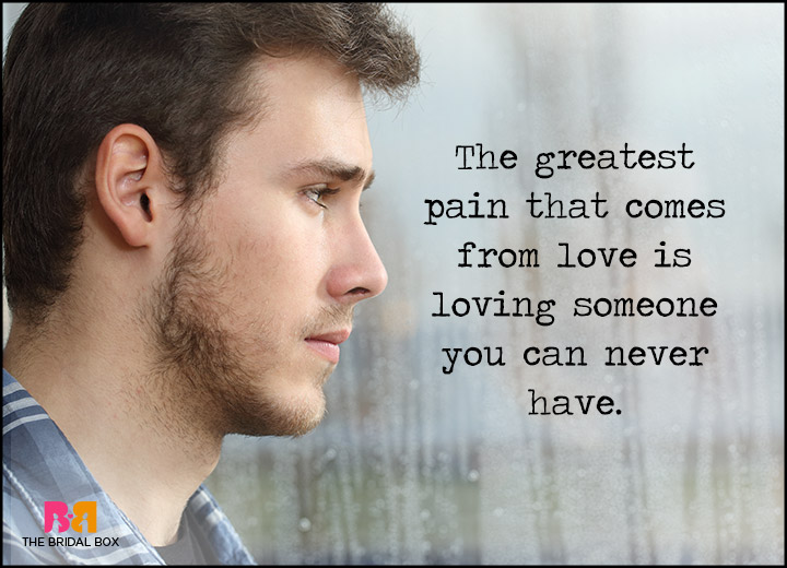 Love Failure Quotes - The Greatest Pain