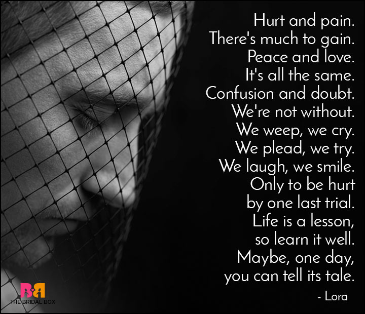 Love Hurts Poems - Hurt And Pain