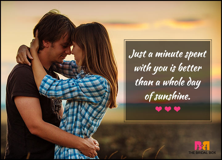 Love Quotes For Her - Just A Minute