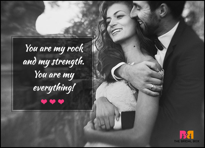Love Quotes For Her - My Rock
