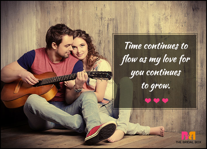 Love Quotes For Her - Time Continues