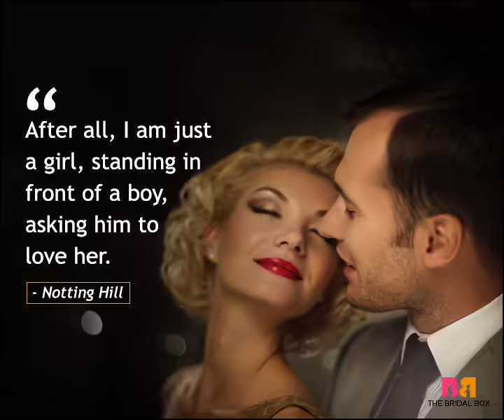 Love Quotes From Movies - Notting Hill Love Quotes From Movies - Notting Hill