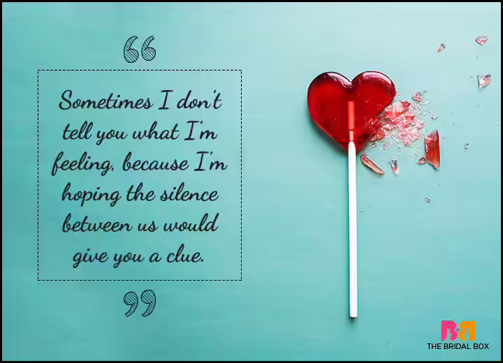 One Sided Love Quotes - The Silence One Sided Love Quotes - The Silence