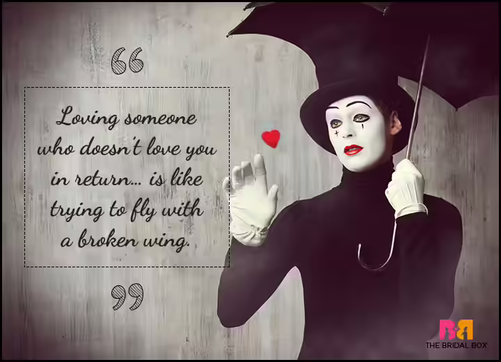 One Sided Love Quotes - Flying With A Broken Wing One Sided Love Quotes - Flying With A Broken Wing