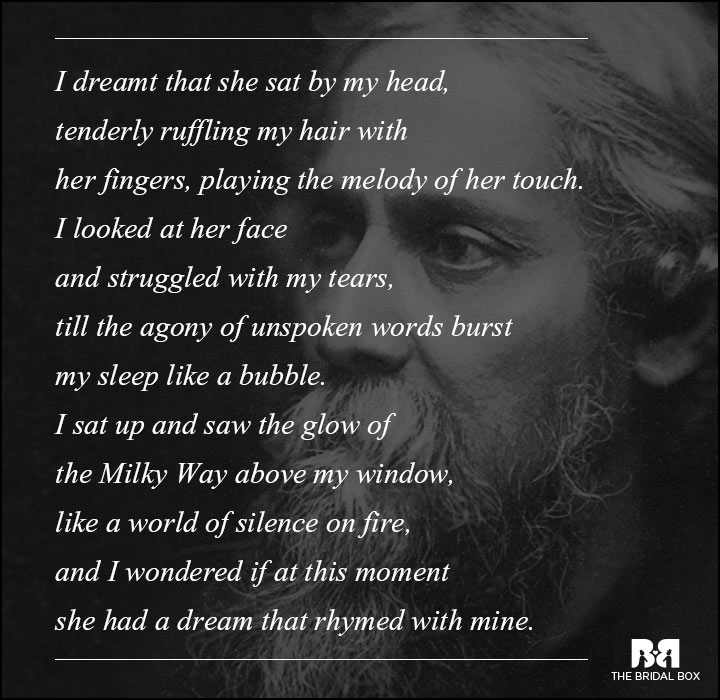 Rabindranath Tagore Love Poems - The Melody Of Her Touch