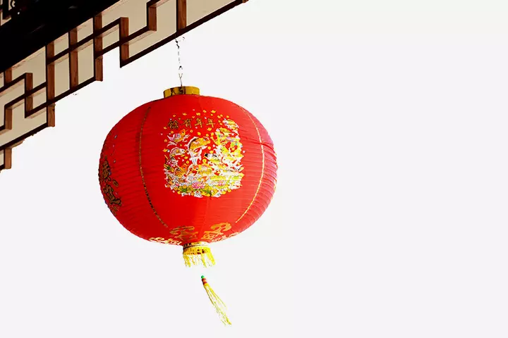 Chinese New Year Crafts - Red Chinese Lantern Craft