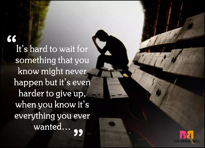 Sad Love Quotes - Give Up