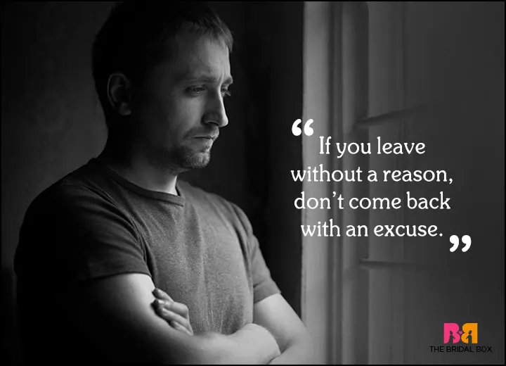 Sad Love Quotes - Excuses