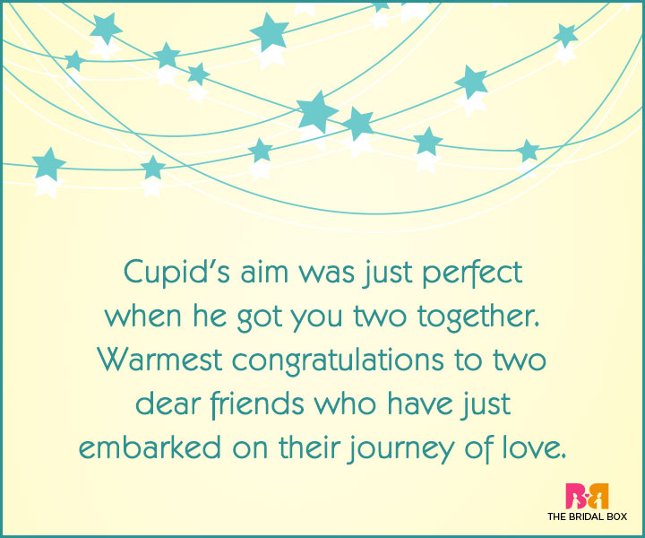 Engagement Wishes - Cupid's Aim
