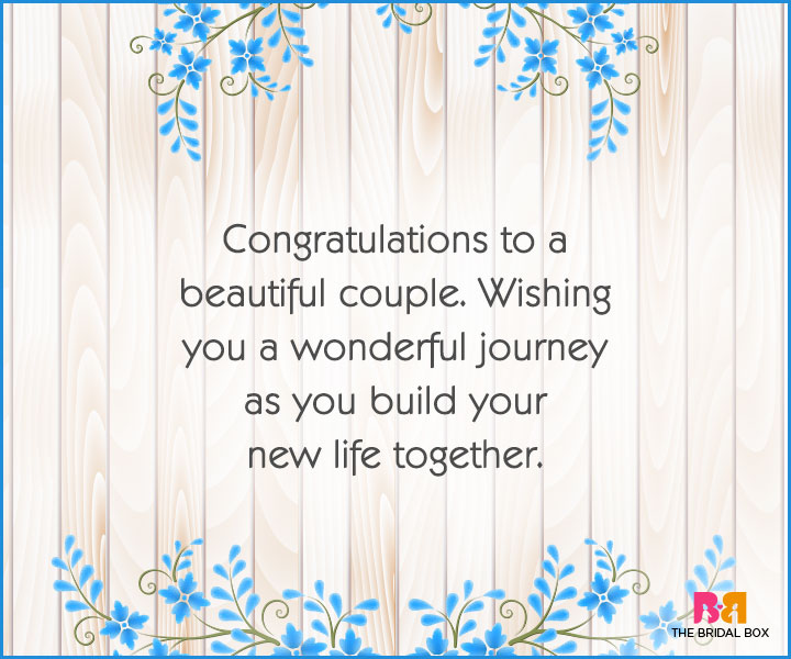 Engagement Wishes - A Wonderful Journey