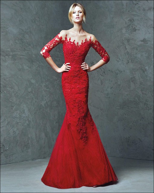 10 Ravishing Bridal Ideals For The Red Gown For Wedding