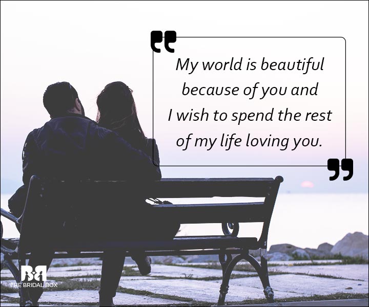 Emotional Love SMS Messages - My World Is Beautiful