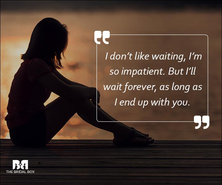 Emotional Love SMS Messages - I'll Wait For You
