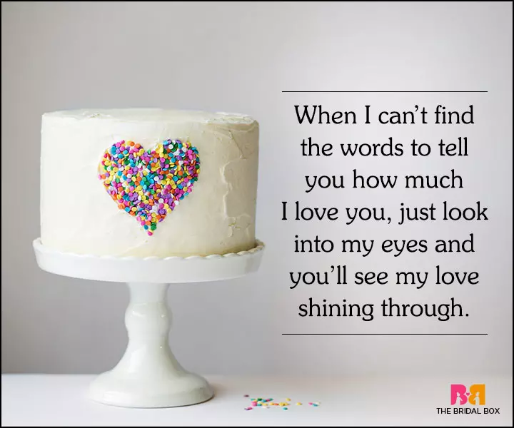 Love Quotes For Husband On His Birthday - Just Look Into My Eyes