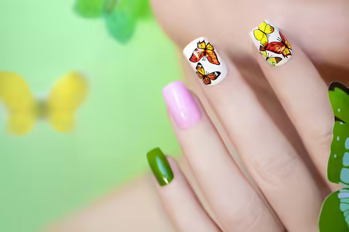 Butterfly Nail Art Butterfly Nail Art