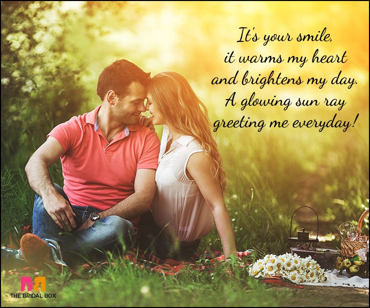 Cute Love Poems - A Glowing Ray Of The Sun
