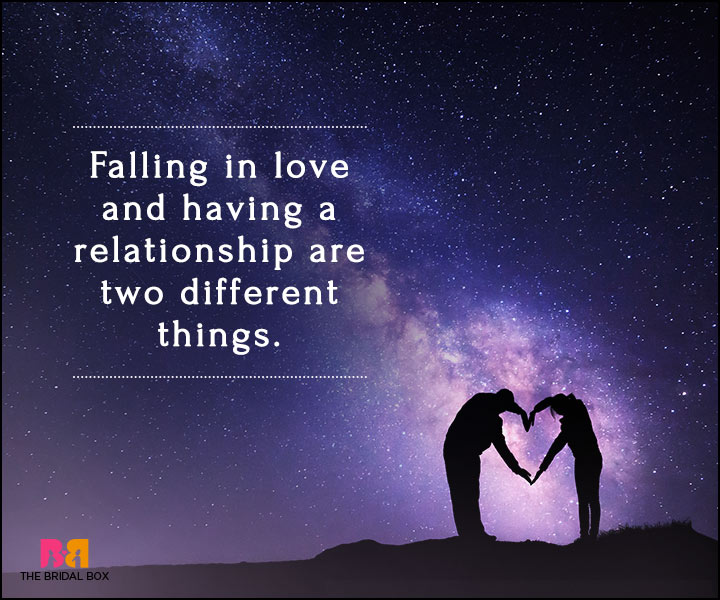 Falling In Love Quotes - Two Different Things.