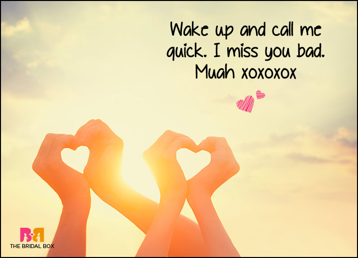Good Morning Love SMS - Call Me Quickly