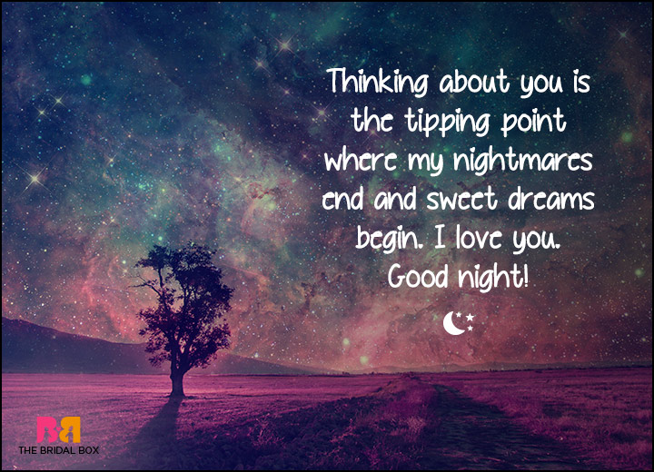 Good Night Love SMS - The Tipping Point