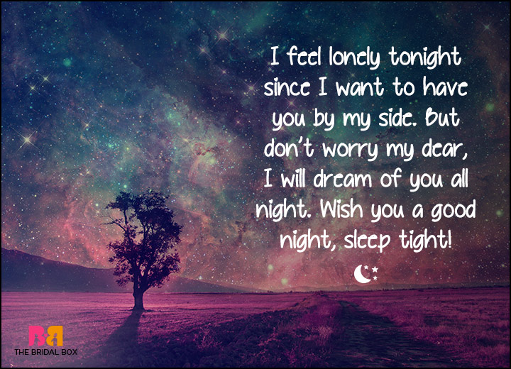 Good Night Love SMS - Lonely Tonight