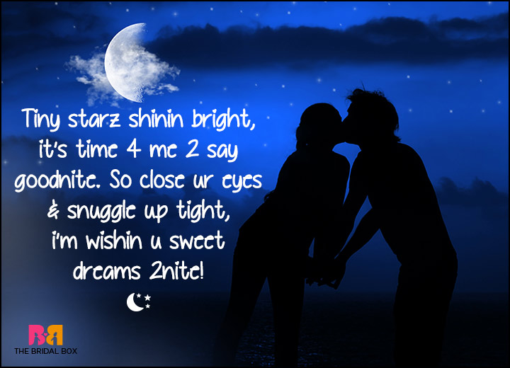 Good Night Love SMS - The Stars Shine Bright