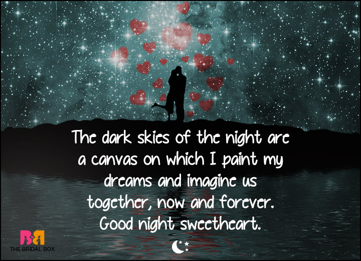 Good Night Love SMS - The Dark Skies