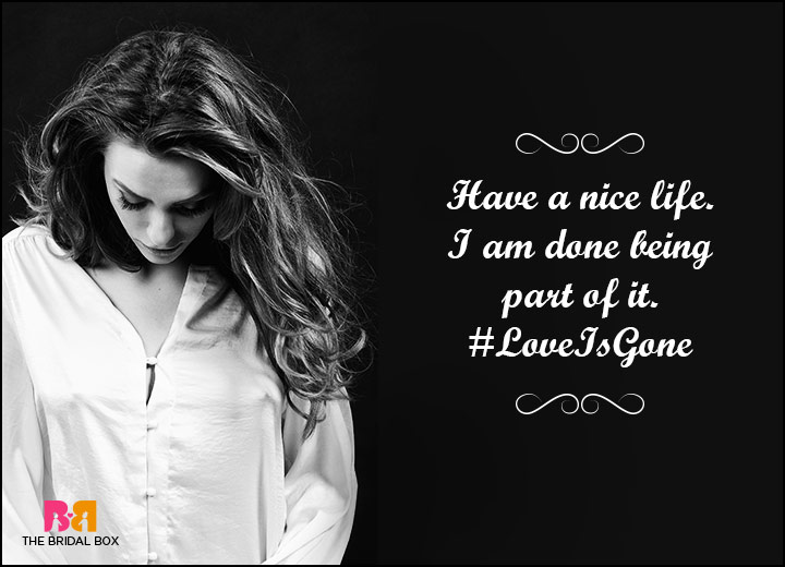 Hate Love Quotes - Have A Nice Life