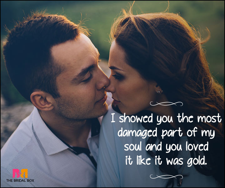 Heart Touching Love Quotes - Gold