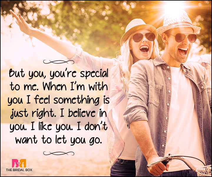 Heart Touching Love Quotes - Just Right