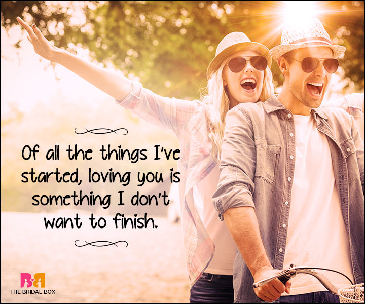 Heart Touching Love Quotes - Something I Don't Want To Finish