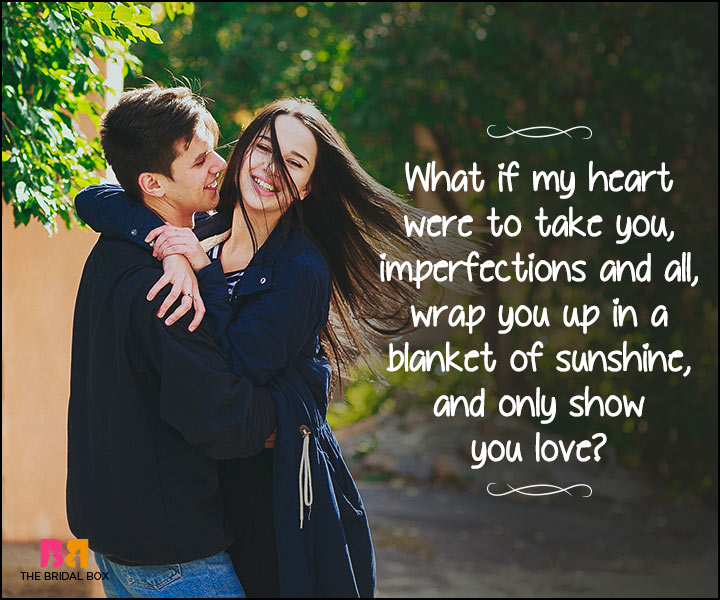 Heart Touching Love Quotes - Warp You Up In A Blanket Of Sunshine