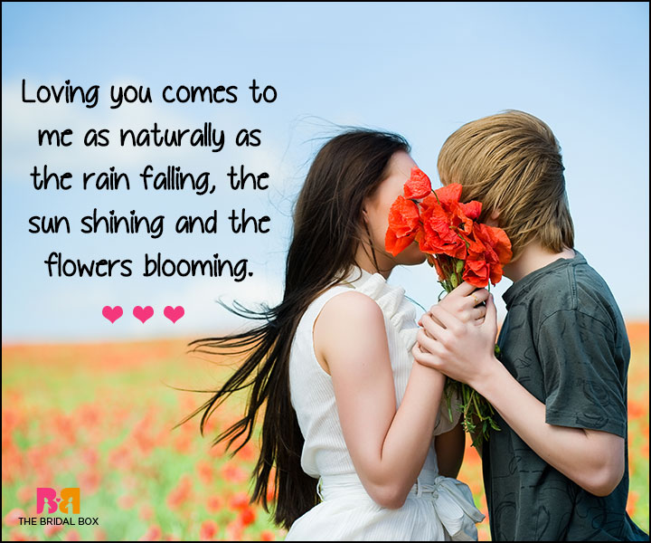 I Love U Messages For Boyfriend - Like The Rain Falling