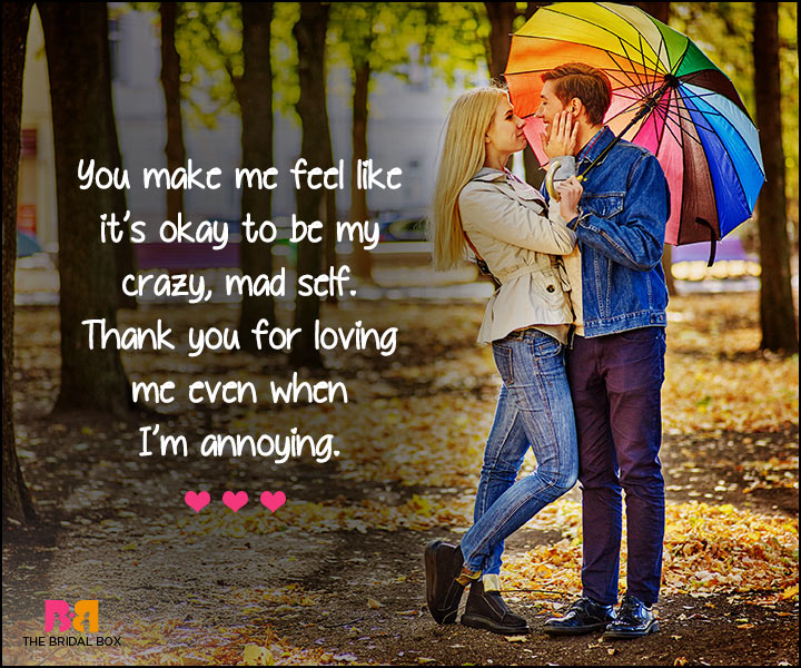 I Love U Messages For Boyfriend - Thank You Baby