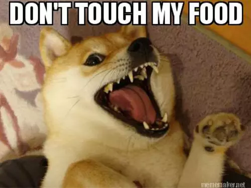 If somebody tries to eat your food