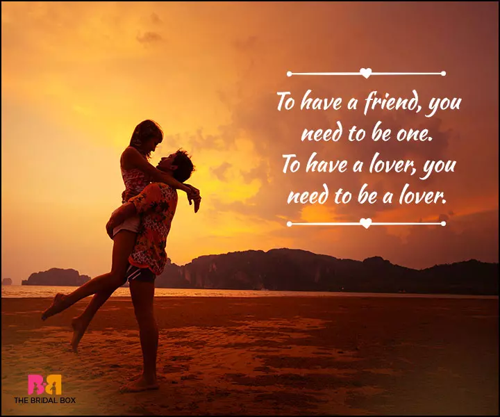 Love And Friendship Quotes - Be One