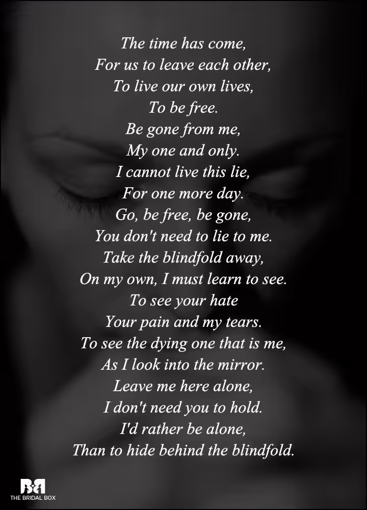 Love Failure Poems - Blindfold Love Failure Poems - Blindfold