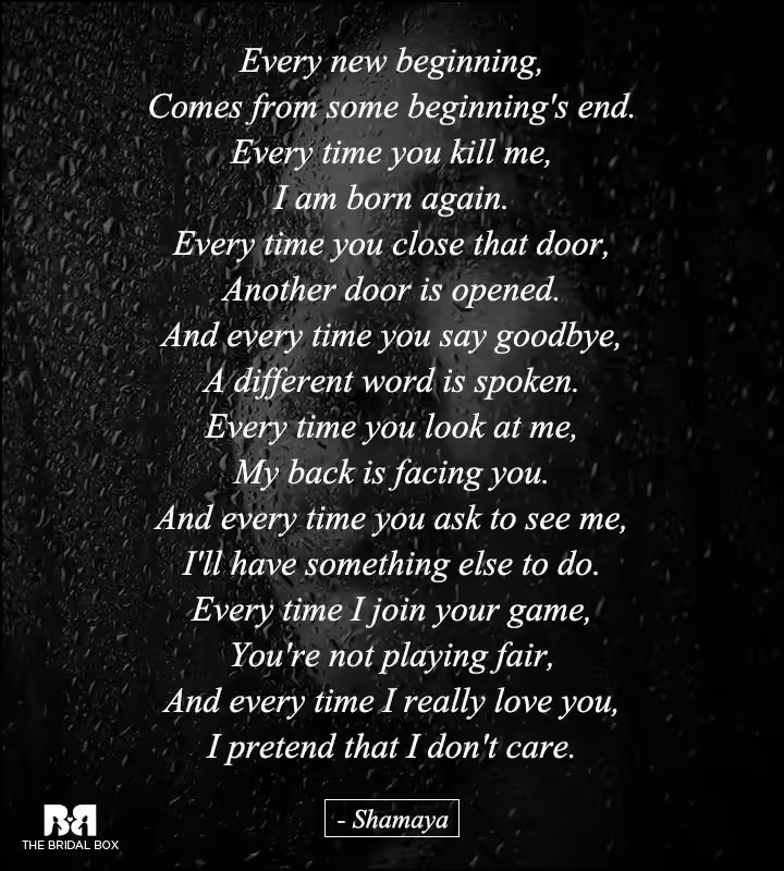 Love Failure Poems - Everything Love Failure Poems - Everything