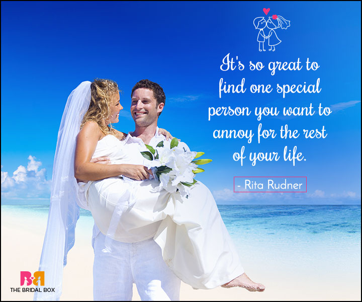 Love Marriage Quotes - The One Special Person