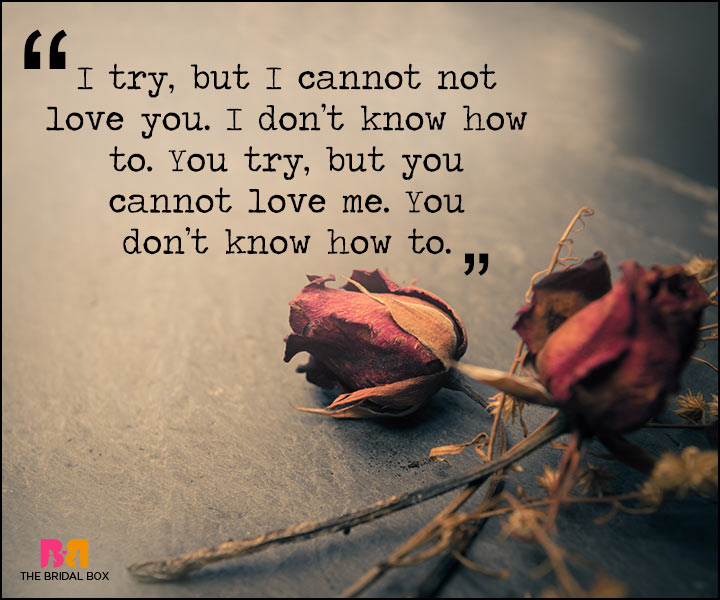 Painful Love Quotes - We Try