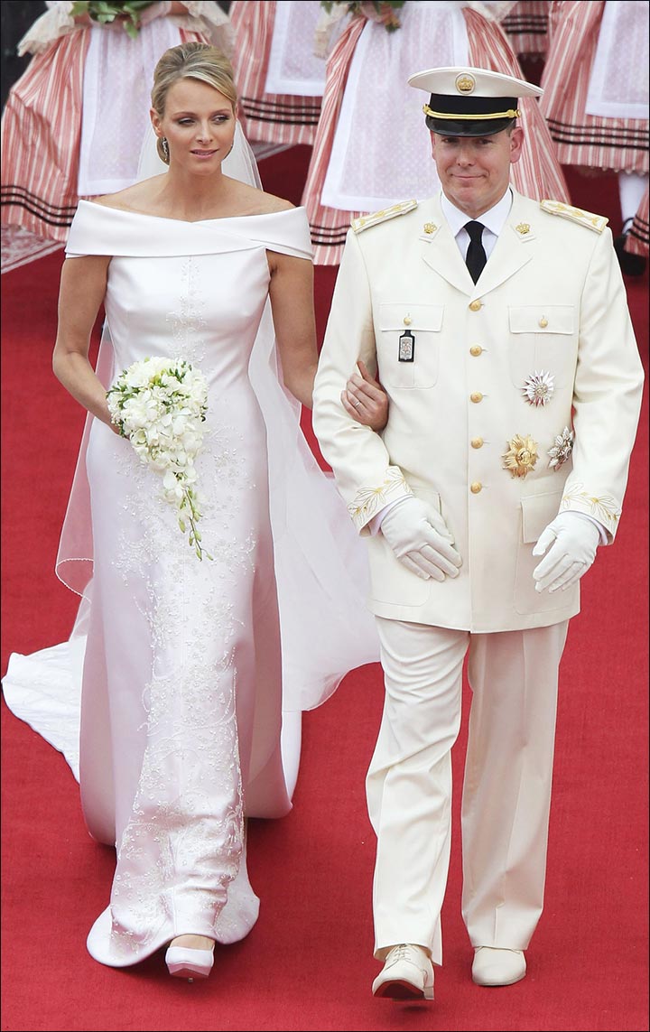 Royal Wedding Dresses - Prince Albert II And Princess Charlene