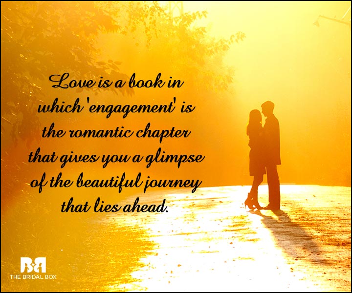 Engagement Quotes - The Beautiful Journey That Lies Ahead