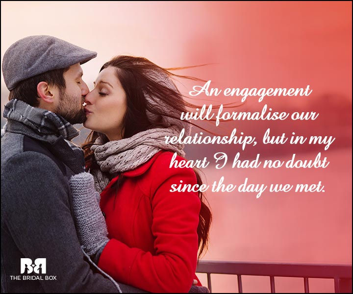 Engagement Quotes - I Had No Doubts