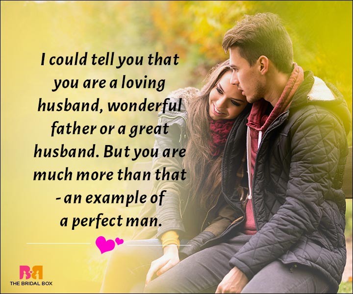 Love Messages For Husband - The Perfect Man