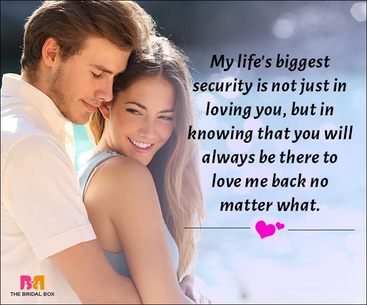Love Messages For Husband - My Life's Biggest Security