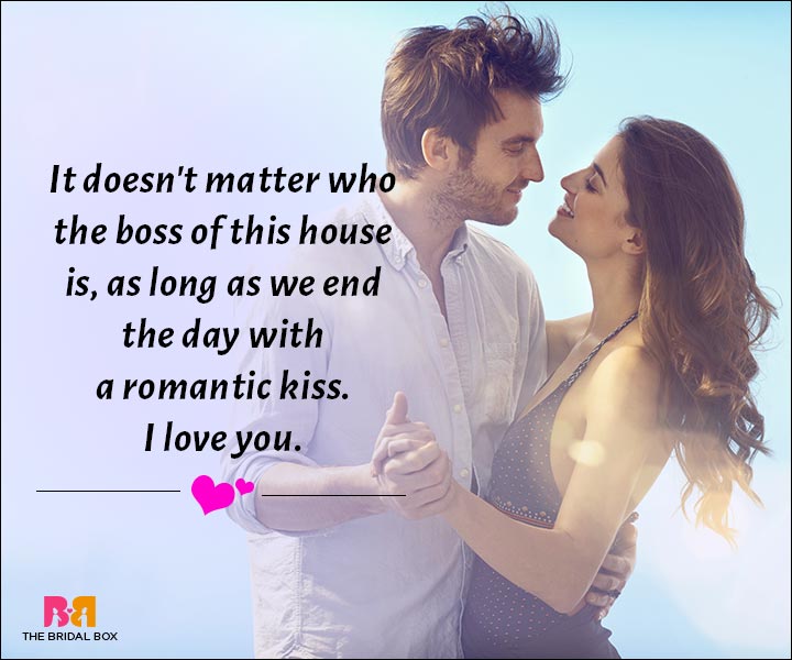 Love Messages For Husband - It Does't Matter Who Is The Boss