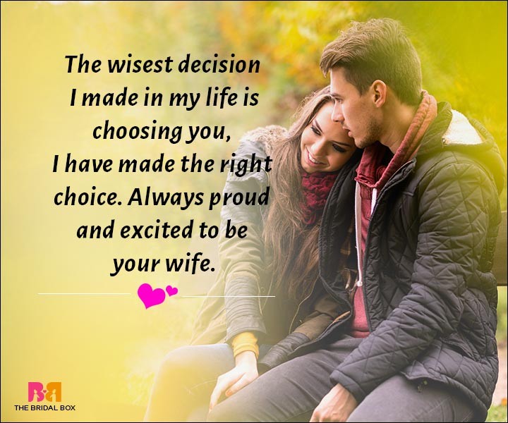 Love Messages For Husband - Always Proud To Be Your Wife