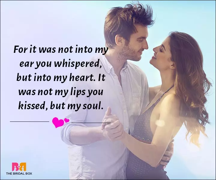 Love Messages For Husband - Not Just My Lips But My Soul 